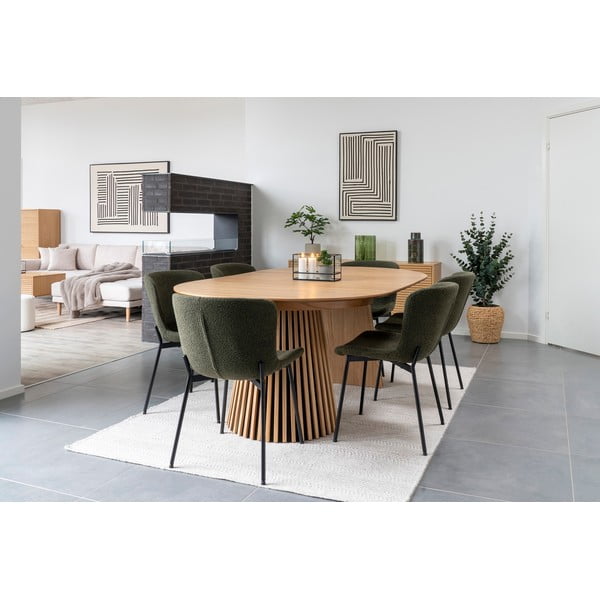 Temno zeleni jedilni stoli v kompletu 2 ks Maceda – House Nordic-image-3