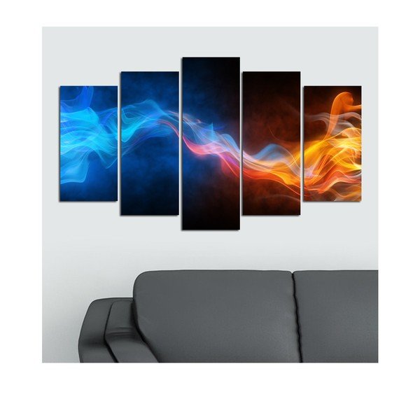 Večdelna slika Ogenj, 110 x 60 cm-image-1