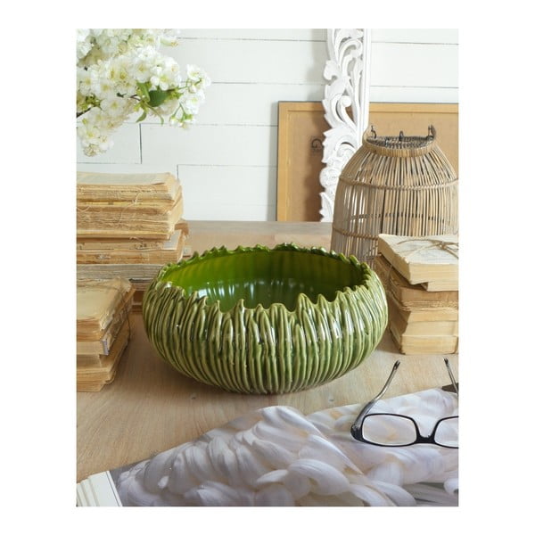 Zelena keramična skleda Orchid Milano Arizona Bowl, ⌀ 32 cm