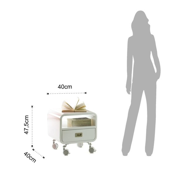 Bela nočna omarica Tomasucci Plano-image-2