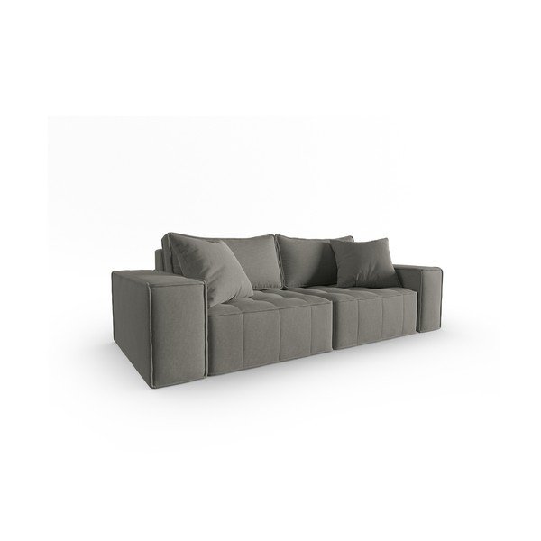 Siva sedežna garnitura 212 cm Mike – Micadoni Home-image-2