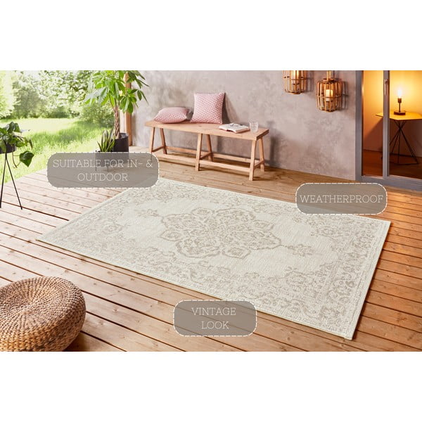 Bež zunanja preproga NORTHRUGS Tilos, 120 x 170 cm-image-4