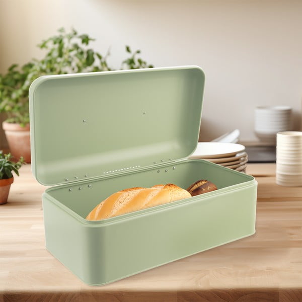 Kovinska posoda za kruh Greenish – Orion-image-1