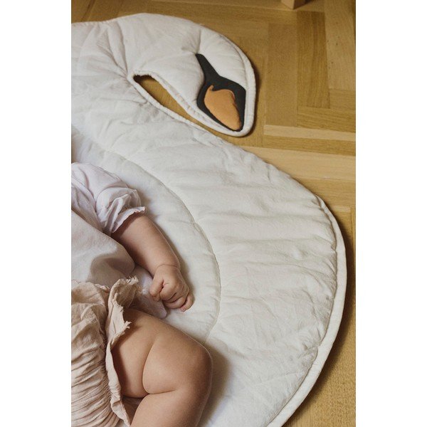 Kremno bela otroška igralna podloga 100x110 cm Swan – Lorena Canals-image-3