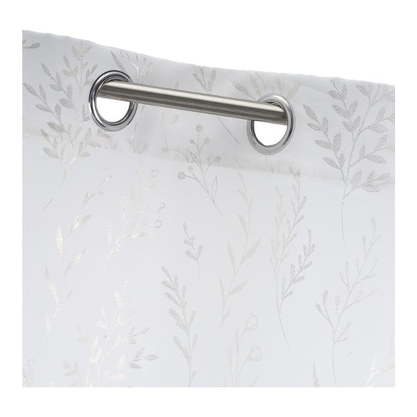Srebrno-bela prosojna zavesa 140x260 cm Buds – Casa Selección-image-3