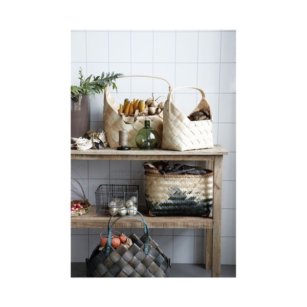 Komplet 2 lesenih košar House Doctor Storage-image-1