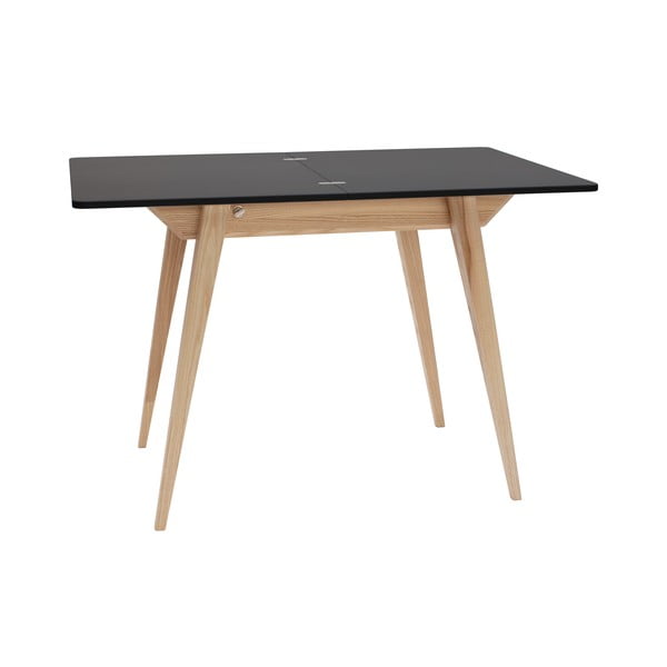 Zložljiva jedilna miza s črno ploščo 65x90 cm Envelope - Ragaba-image-3