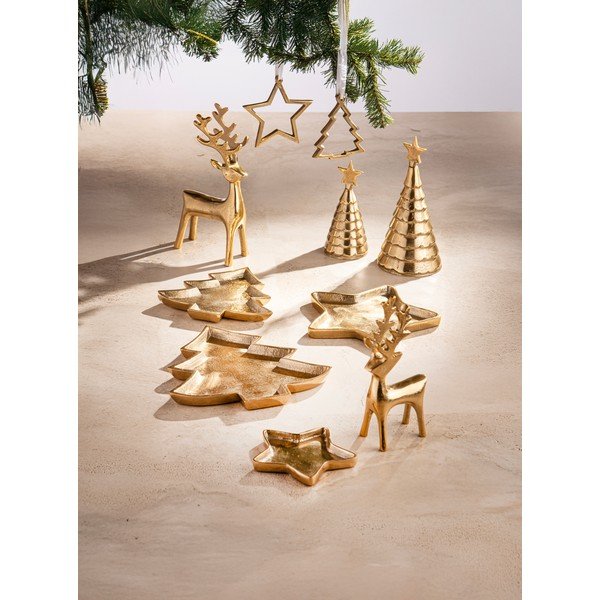 Kovinska božična figurica (višina 16 cm) Noelle Christmas Tree – Ladelle-image-2