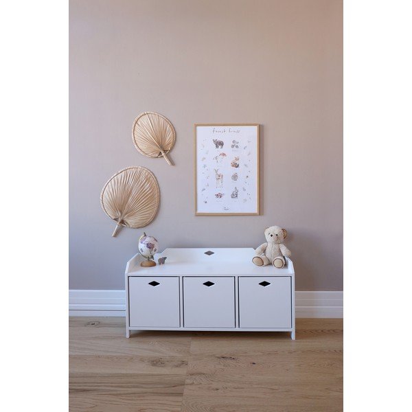 Bela otroška komoda 99,5x32x48 cm Luca – Cam Cam Copenhagen-image-1