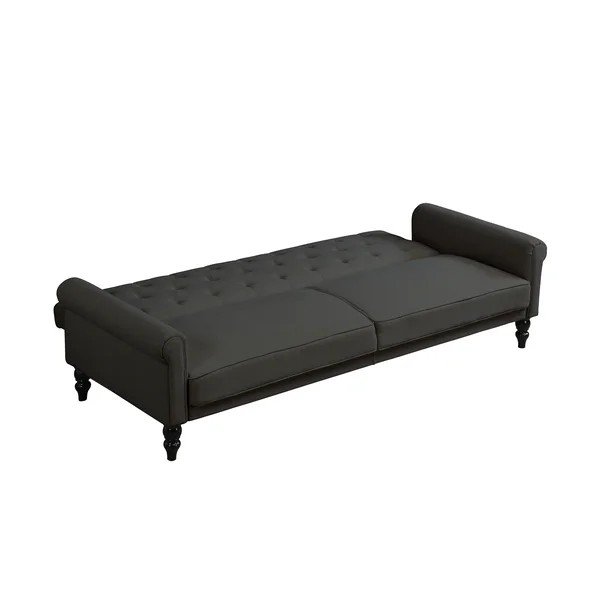 Antracitno siva nastavljiva/raztegljiva sedežna garnitura 222 cm Tyne – Støraa-image-4