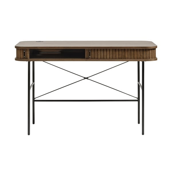 Pisalna miza v hrastovem dekorju 60x120 cm Nola – Unique Furniture