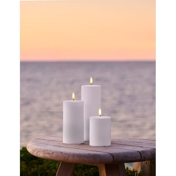 Zunanje LED sveče v kompletu 3 ks (višina 20 cm) Sille – Sirius-image-1