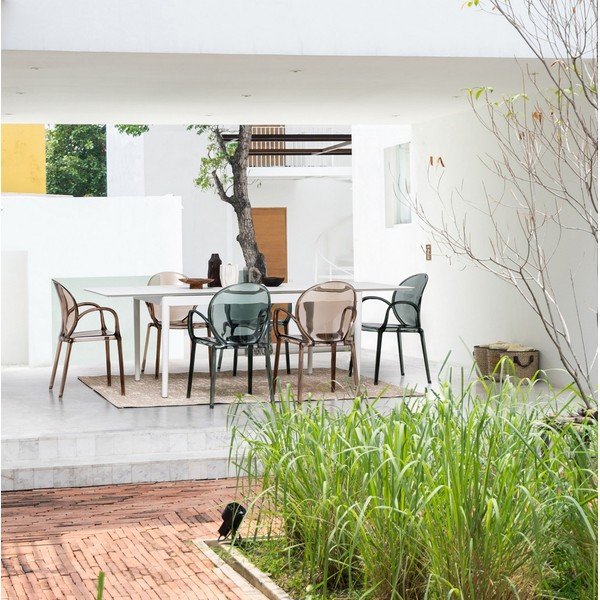 Svetlo rjav plastičen vrtni stol Camilla – Bizzotto-image-1