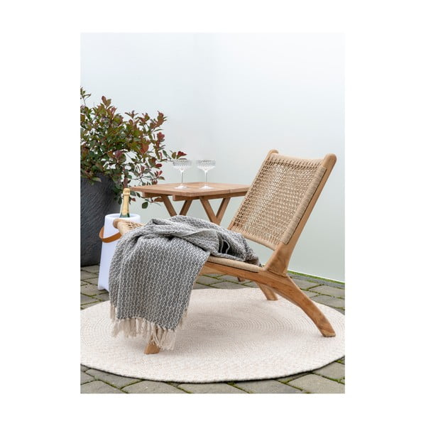 Bež preproga House Nordic Menorca, ø 120 cm-image-3