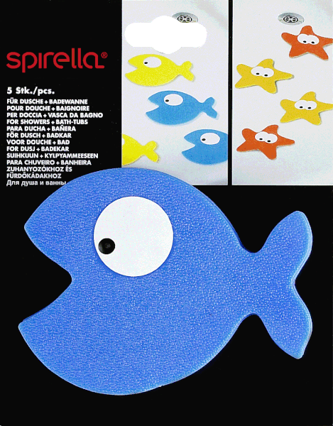 Otroške protizdrsne podloge za kad 5 ks 10x13 cm Hungry – Spirella-image-1