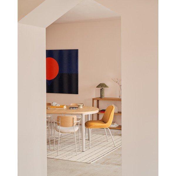 Gorčično rumeni jedilni stoli v kompletu 4 ks Aimin – Kave Home-image-4