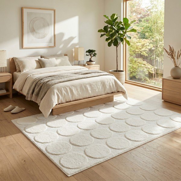 Kremno bela preproga 120x170 cm Bubble – ESTE-image-3