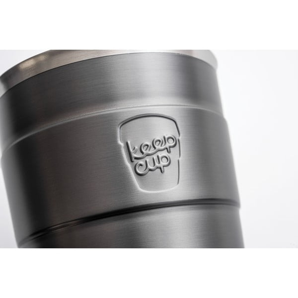 Siva potovalna skodelica s pokrovom KeepCup Nitro Thermal, 340 ml-image-1