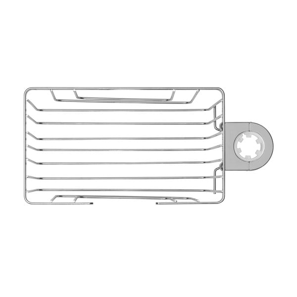 Kopalniška polica iz nerjavečega jekla v sijajno srebrni barvi z namestitvijo brez vrtanja Valognes – Wenko-image-4