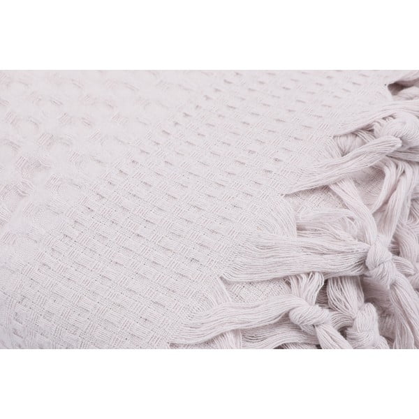 Bež bombažno pregrinjalo 220x240 cm Pique – Mijolnir-image-1