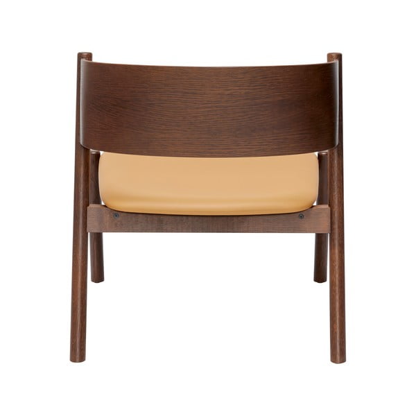 Temno rjav fotelj Oblique – Hübsch-image-3