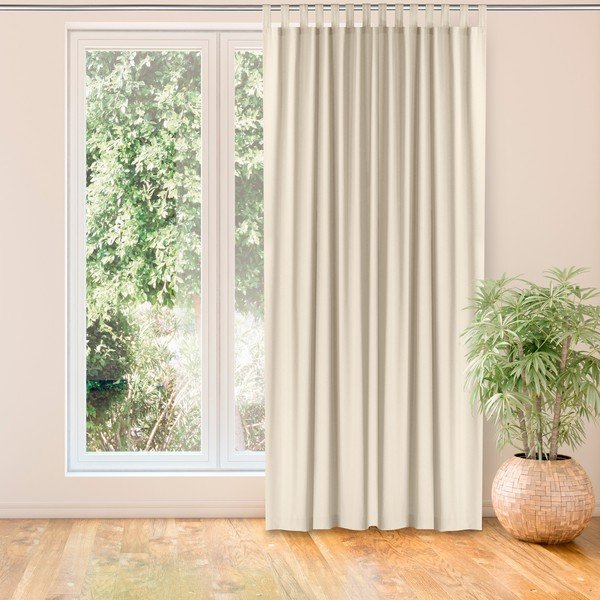 Kremno bela zavesa 140x270 cm Carmena - Homede-image-1