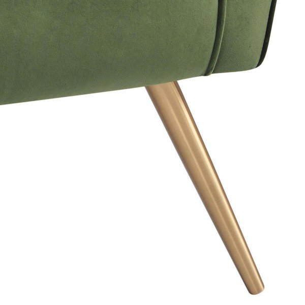 Temno zelen žameten fotelj Actona Bodiva-image-2