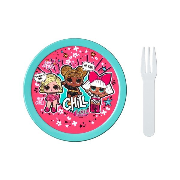 Otroška posoda za malico z vilico LOL surprise – Mepal