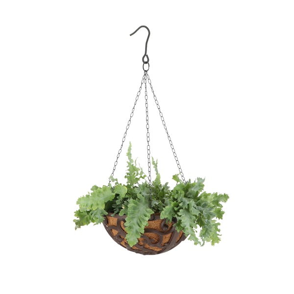 Kovinski viseči cvetlični lonec ø 30 cm – Esschert Design-image-2