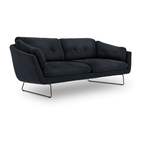 Temno modra žametna zofa Windsor & Co Sofas Gravity-image-2