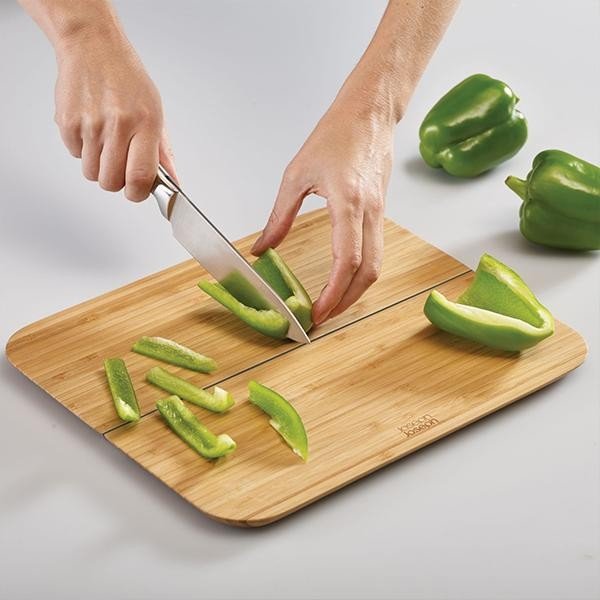 Bambusova zložljiva deska za sekljanje Joseph Joseph Chop2Pot, dolžina 32,5 cm-image-3