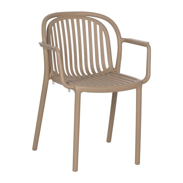 Bež plastičen jedilni stol Alia – Ixia