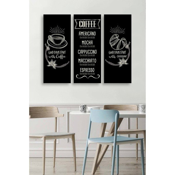 Dekorativni znak 3 ks 20x50 cm – Wallity-image-1