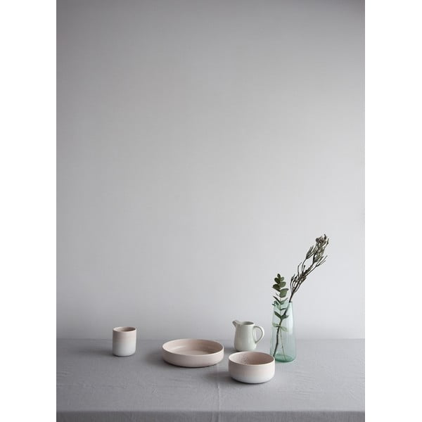 Roza in bela kamnita posoda ÅOOMI Dust, ø 15 cm-image-1