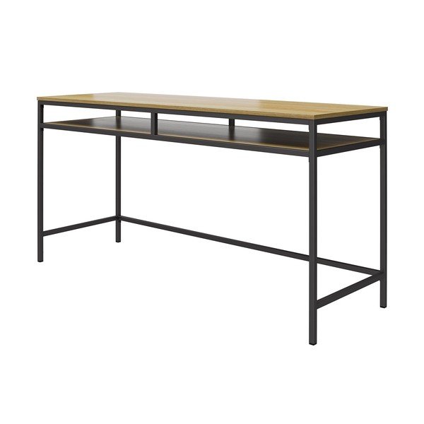 Pisalna miza z mizno ploščo v hrastovem dekorju 51x153 cm Bradford – Støraa