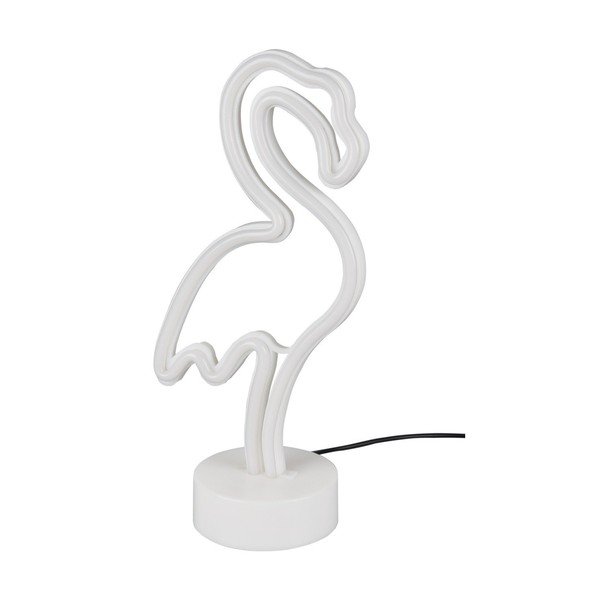 Bela namizna svetilka LED (višina 29 cm) Flamingo - Reality-image-1