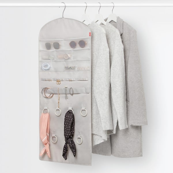 Viseči plastičen organizator za garderobo – Rayen-image-1