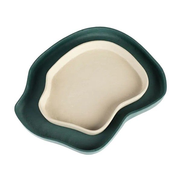 Kovinski dekorativni pladnji v kompletu 2 ks 35x23 cm Revolt – Zuiver