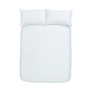 Belo bombažno satenasto posteljno perilo Bianca Luxury, 200 x 200 cm