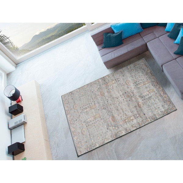 Siva preproga iz viskoze Universal Lara Ornament, 120 x 170 cm-image-1