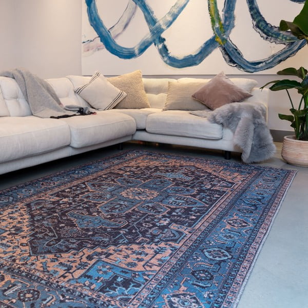 Modra preproga 230x160 cm Kaya - Asiatic Carpets-image-1