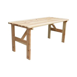 Vrtna jedilna miza iz borovega lesa 180x70 cm Viking - Rojaplast