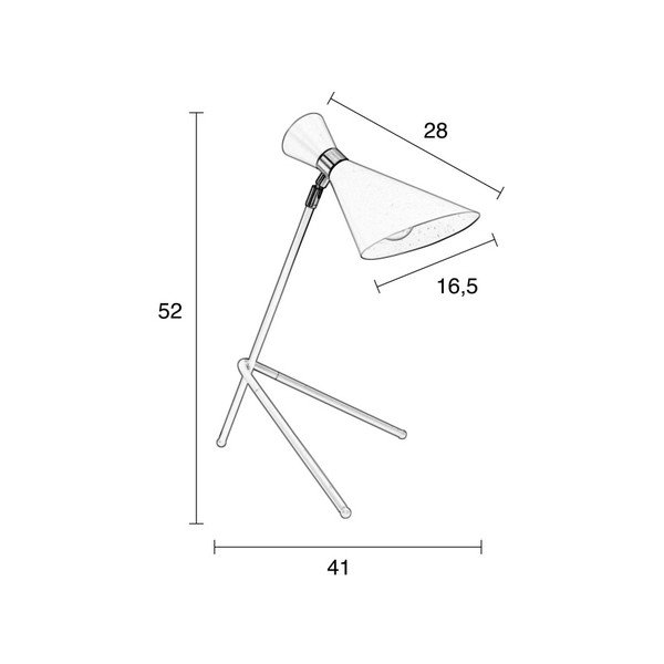 Namizna svetilka Zuiver Shady grey-image-2