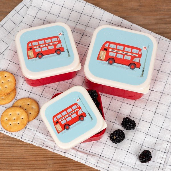 Otroška posoda za malico 3 kos Routemaster Bus – Rex London-image-1
