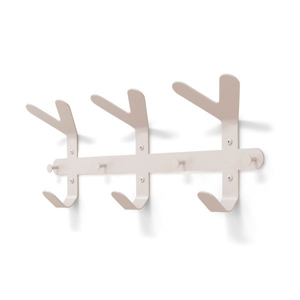 Sivorjav jeklen stenski obešalnik 66 cm Frondo – Spinder Design