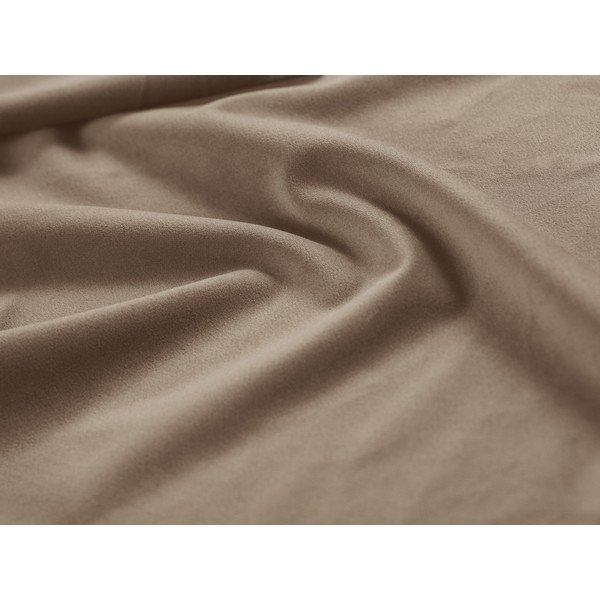 Bež žametna kotna sedežna garnitura – Micadoni -image-4