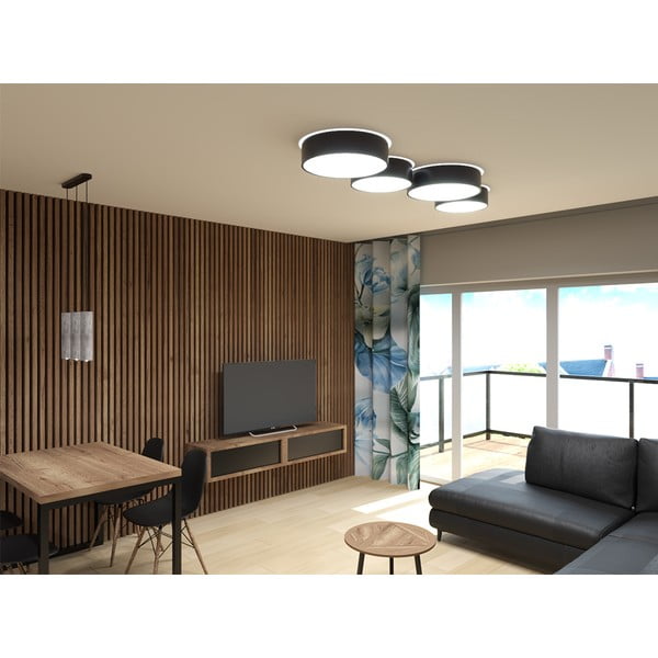 Črna stropna svetilka Sollux Atis Ceiling-image-1