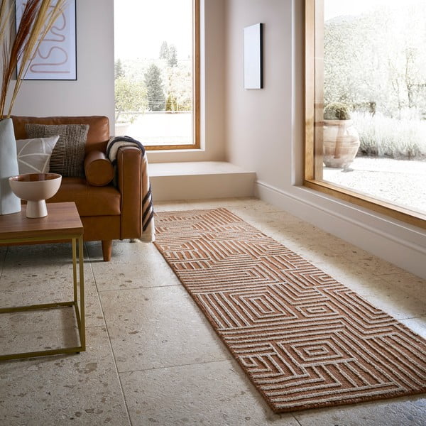 Tekač v barvi terakote 80x300 cm Kylo – Flair Rugs-image-2
