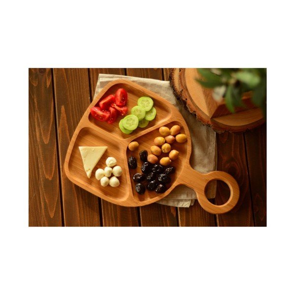 Bambusov servirni pladenj Bambum Matti, ⌀ 30 cm-image-2