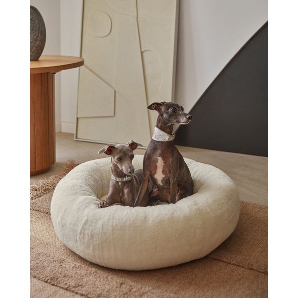 Bela pasja postelja ø 70 cm Woopy - Kave Home-image-1
